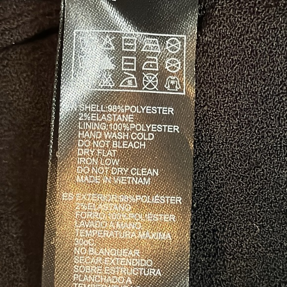 Forever 21 Essentials Black Mini Skirt Size XS Back Zip Lined office summer - Picture 8 of 8